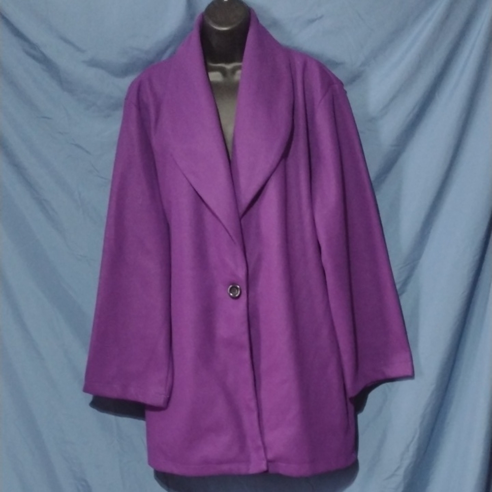 Vibrant Purple Women's Coat